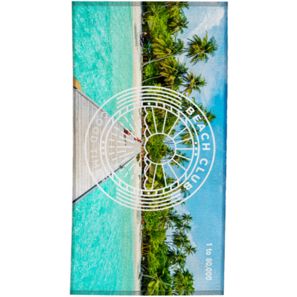 ProColor Double Sided Promo Beach Towel 30" x 60"