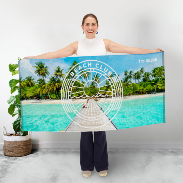 ProColor Double Sided Promo Beach Towel 30" x 60" - Image 2